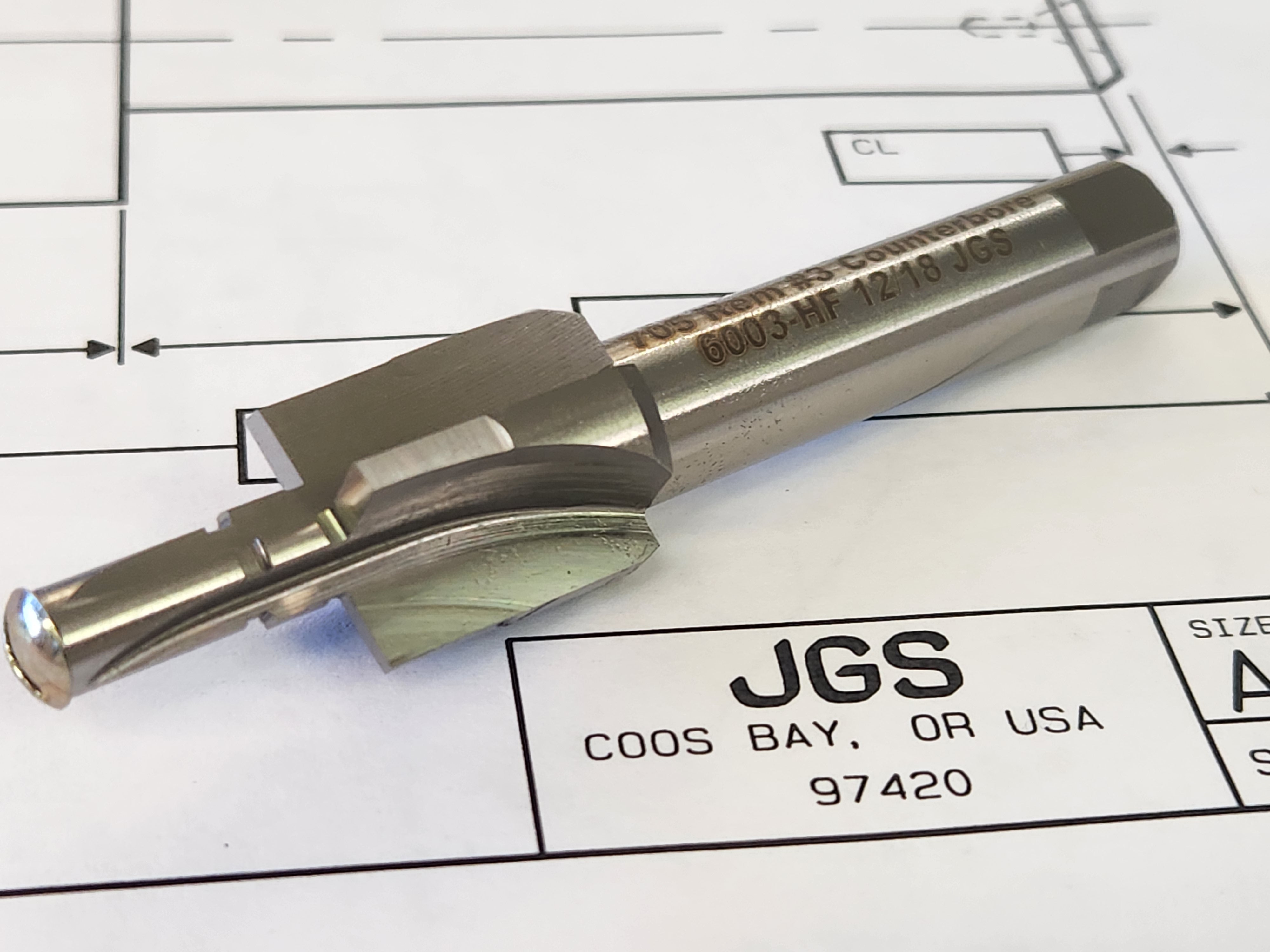 Backside Counterbore 96 Degree Included #1 Counterbore – JGS Precision