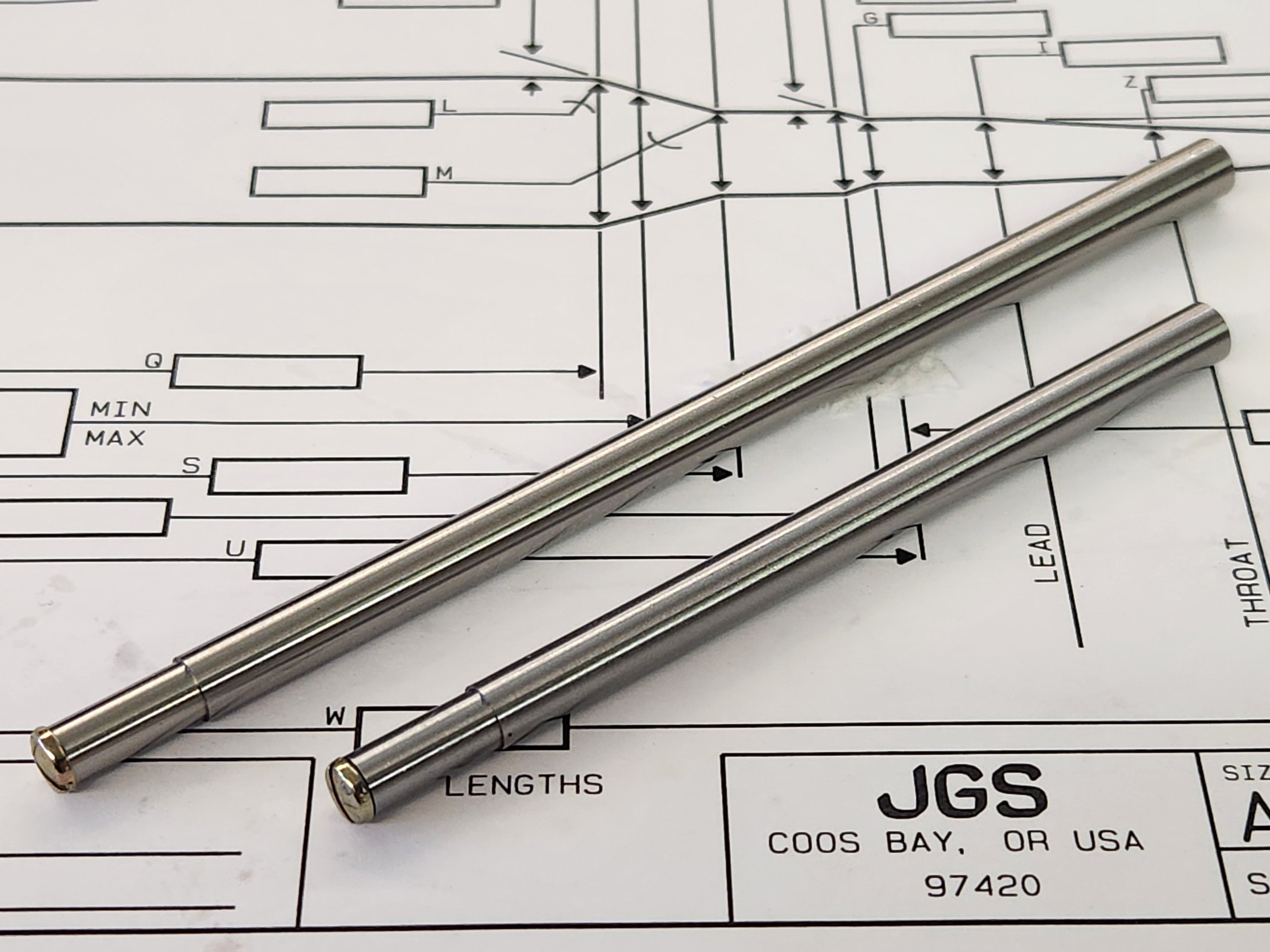 Steel Guide Rod Rimfire 22 Rimfire Indicator Rod 4 inch Overall Length – JGS Precision